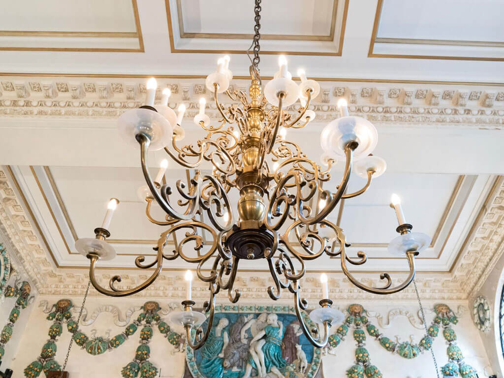 Ornate chandellier