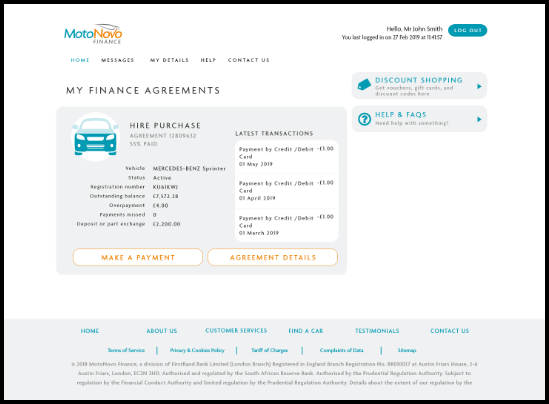 MotoNovo online solution