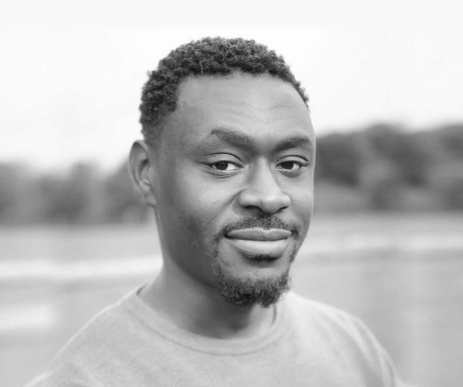 man smiling at camera